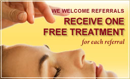 One free treatment for each referral